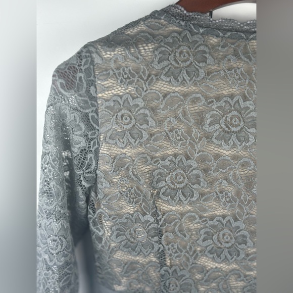 HOMEYEE Women's‎ Size 8 Chic V-Neck Lace Patchwork Flare Party Dress - Picture 7 of 10